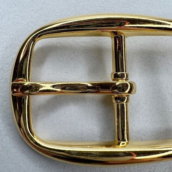 Vintage Gold Tone Simple Basic Belt Buckle for up to 1 Inch Belt - Picture 3 of 8